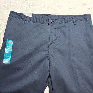 Dickies‎ Men's 42x32 Relaxed Fit Straight Leg Flex Work Pants Navy Blue NWT